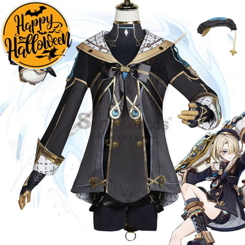 【In Stock】Game Genshin Impact Cosplay Freminet Costume Plus Size Costumes