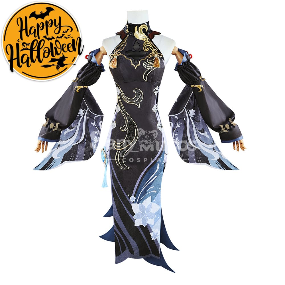 【In Stock】Game Genshin Impact Cosplay Frostflower Dew Shenhe Costume Costumes