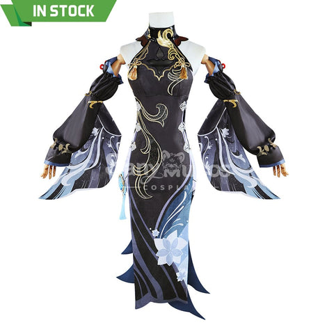 【In Stock】Game Genshin Impact Cosplay Frostflower Dew Shenhe Costume Costumes