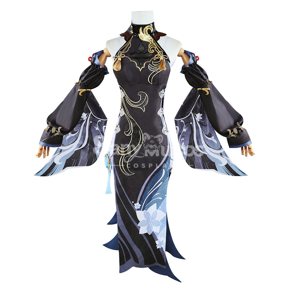【In Stock】Game Genshin Impact Cosplay Frostflower Dew Shenhe Costume Costumes