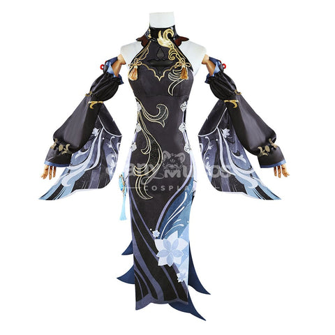 【In Stock】Game Genshin Impact Cosplay Frostflower Dew Shenhe Costume Costumes
