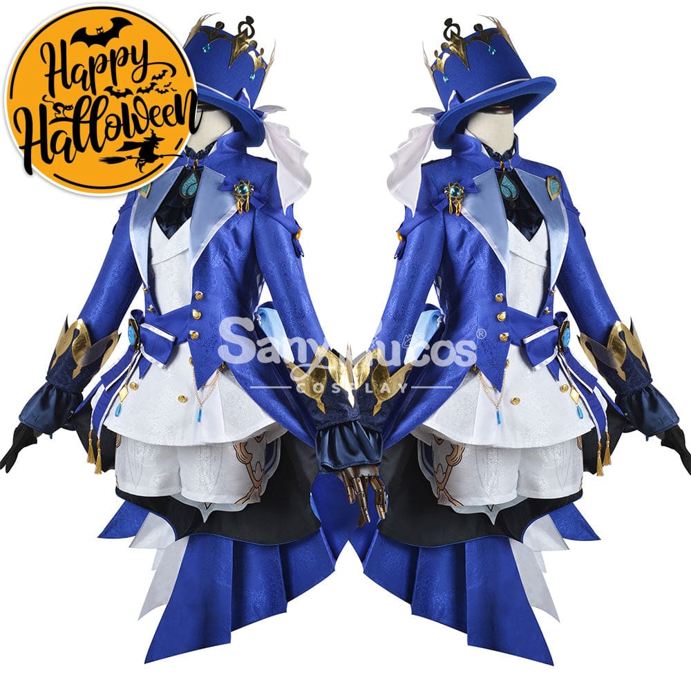 【In Stock】Game Genshin Impact Cosplay Furina Costume Plus Size Costumes