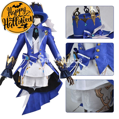 【In Stock】Game Genshin Impact Cosplay Furina Costume Plus Size Costumes