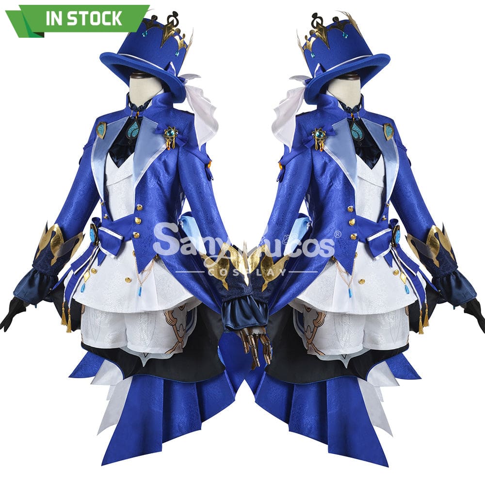 【In Stock】Game Genshin Impact Cosplay Furina Costume Plus Size Costumes