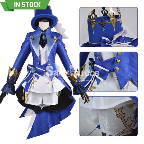 【In Stock】Game Genshin Impact Cosplay Furina Costume Plus Size Costumes