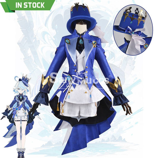 【In Stock】Game Genshin Impact Cosplay Furina Costume Plus Size Costumes 1000