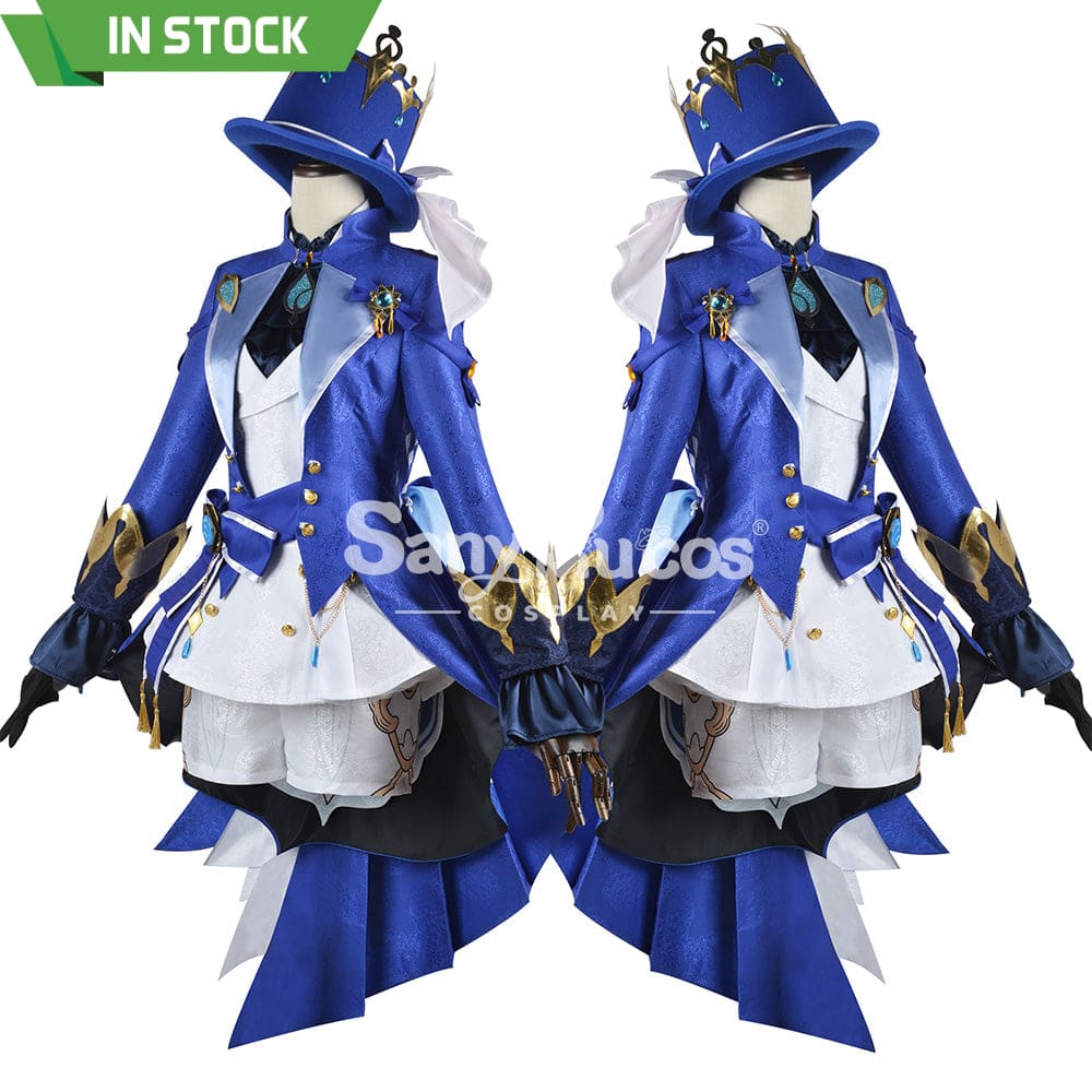 【In Stock】Game Genshin Impact Cosplay Furina Costume Plus Size Costumes