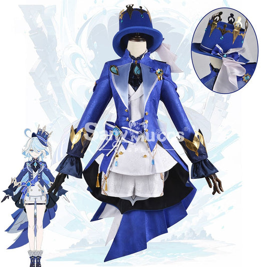 【In Stock】Game Genshin Impact Cosplay Furina Costume Plus Size Costumes 1000