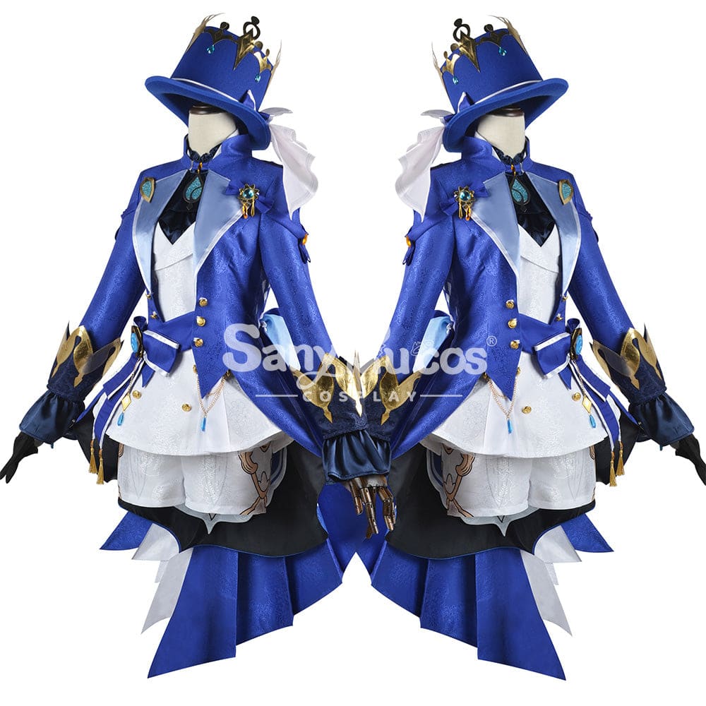 【In Stock】Game Genshin Impact Cosplay Furina Costume Plus Size Costumes