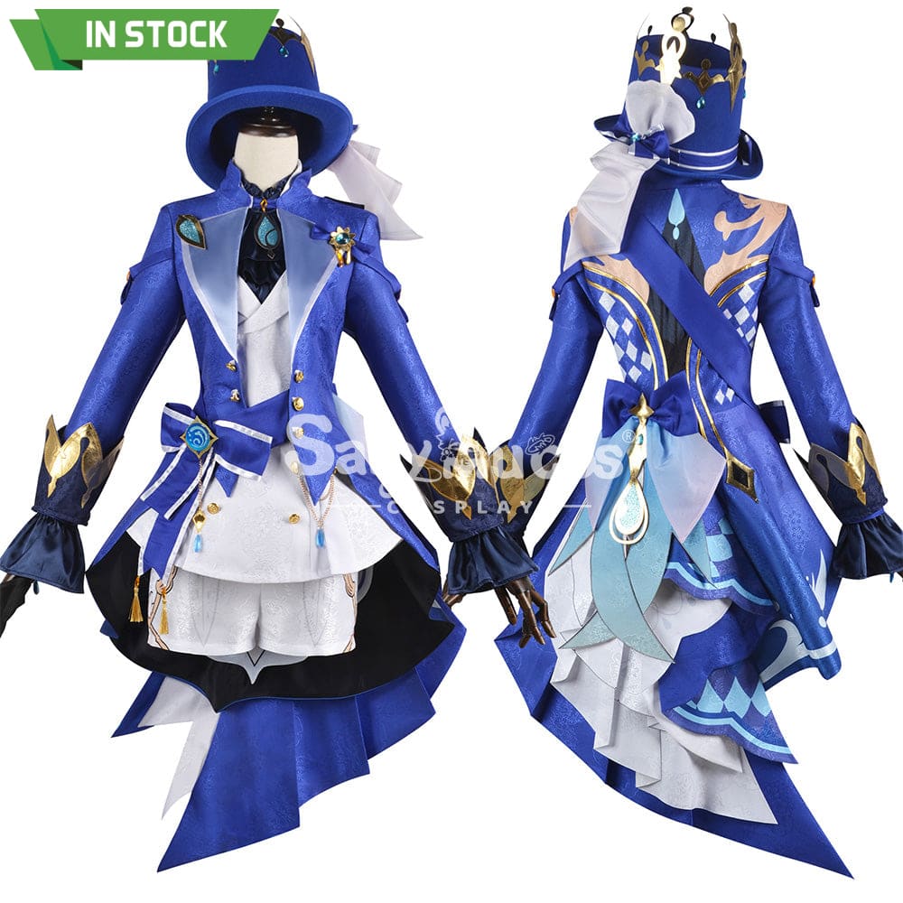 【In Stock】Game Genshin Impact Cosplay Furina Costume Plus Size Costumes