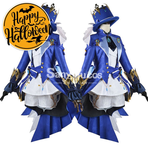 【In Stock】Game Genshin Impact Cosplay Furina Costume Plus Size Costumes