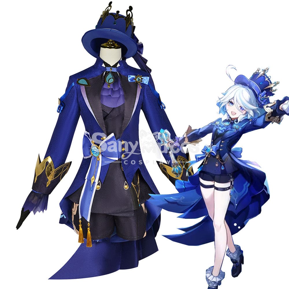 【In Stock】Game Genshin Impact Cosplay Furina Ousia Costume Plus Size Costumes