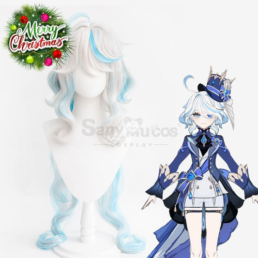 Game Genshin Impact Cosplay Furina Wig Wigs 1000