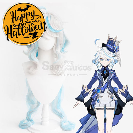 Game Genshin Impact Cosplay Furina Wig Wigs 1000