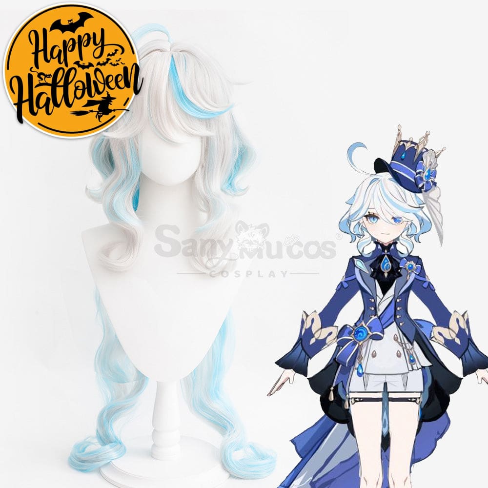 Game Genshin Impact Cosplay Furina Wig Wigs