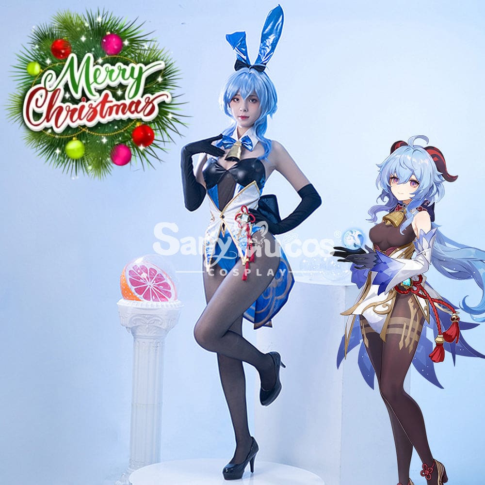 【In Stock】Game Genshin Impact Cosplay Ganyu Bunny Girl Costume Costumes