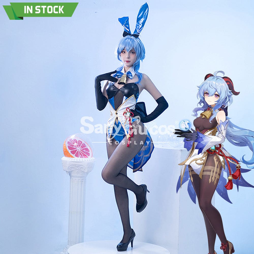 【In Stock】Game Genshin Impact Cosplay Ganyu Bunny Girl Costume Costumes