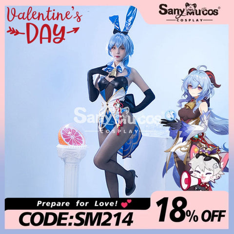 【In Stock】Game Genshin Impact Cosplay Ganyu Bunny Girl Costume Costumes