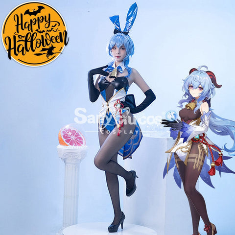 【In Stock】Game Genshin Impact Cosplay Ganyu Bunny Girl Costume Costumes
