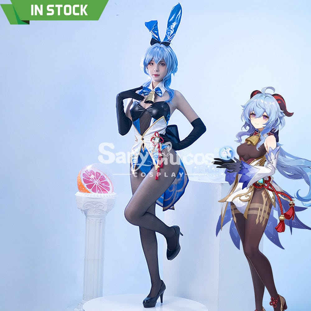 【In Stock】Game Genshin Impact Cosplay Ganyu Bunny Girl Costume Costumes