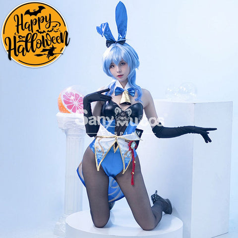 【In Stock】Game Genshin Impact Cosplay Ganyu Bunny Girl Costume Costumes