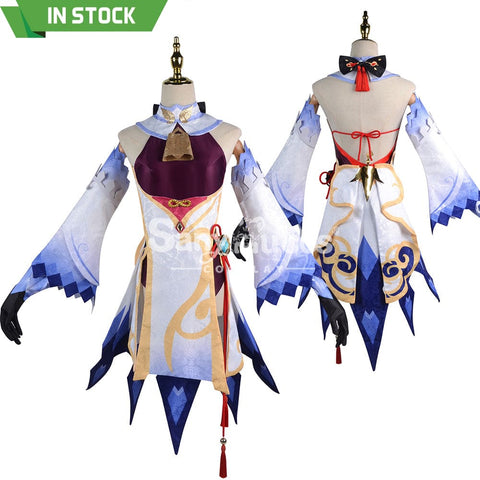 【In Stock】Game Genshin Impact Cosplay Ganyu Costume Plus Size Costumes