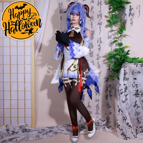【In Stock】Game Genshin Impact Cosplay Ganyu Cosplay Costume Plus Size Cosplay Costumes