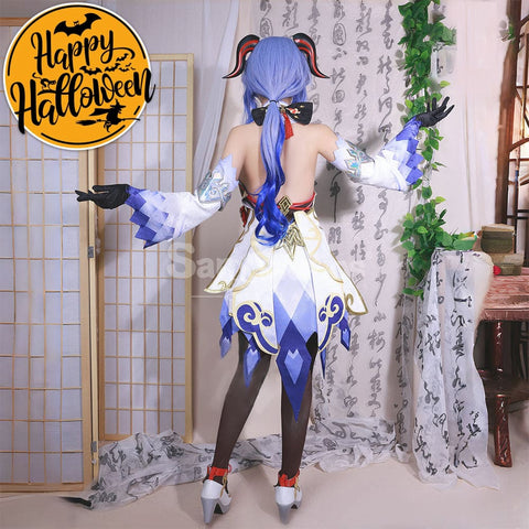 【In Stock】Game Genshin Impact Cosplay Ganyu Cosplay Costume Plus Size Cosplay Costumes