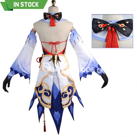 【In Stock】Game Genshin Impact Cosplay Ganyu Costume Plus Size Costumes