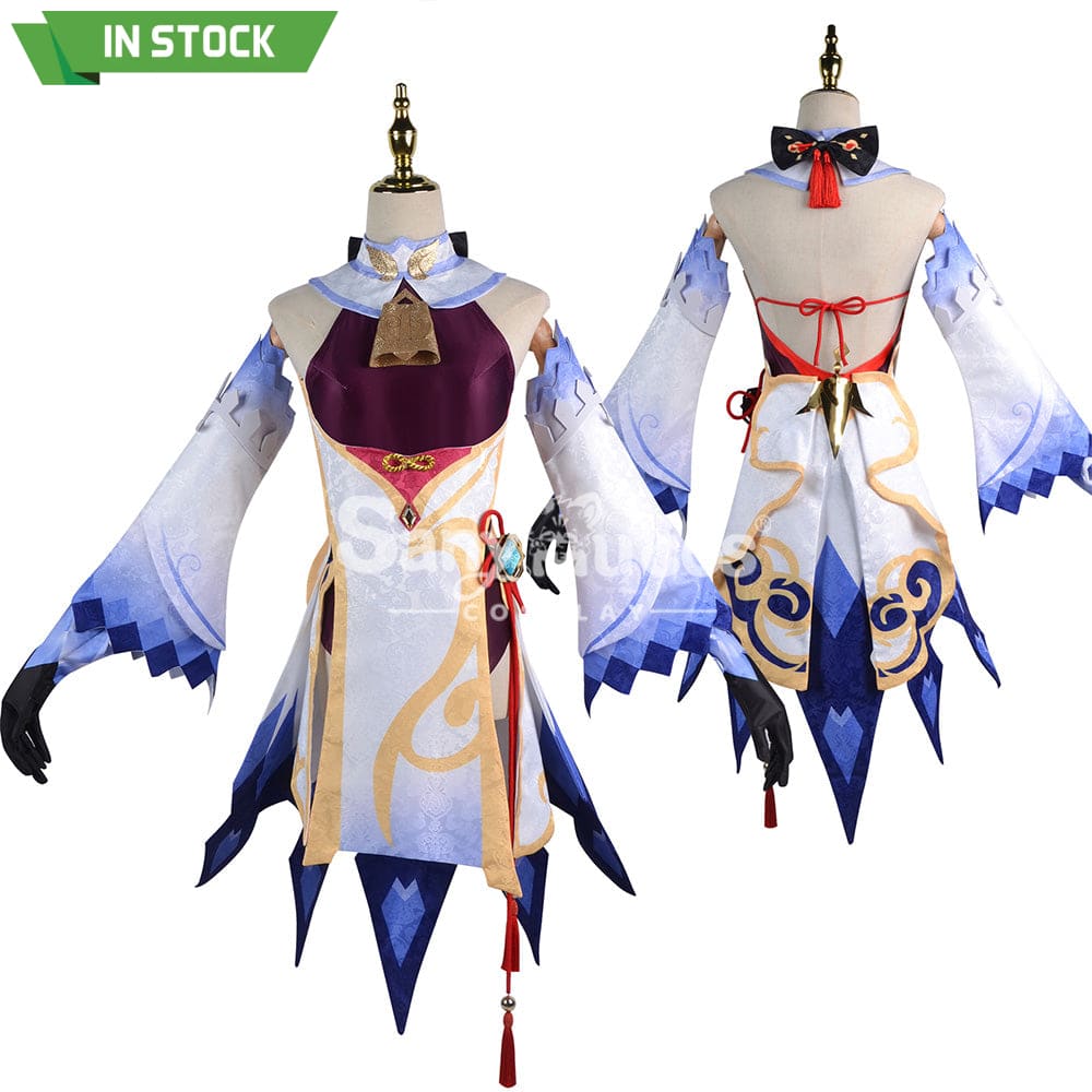 【In Stock】Game Genshin Impact Cosplay Ganyu Costume Plus Size Costumes