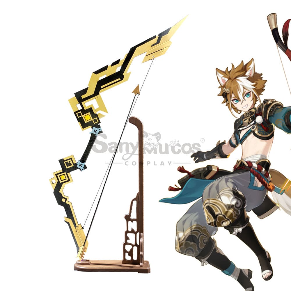 【In Stock】Game Genshin Impact Cosplay Gorou Bow Accessory Prop