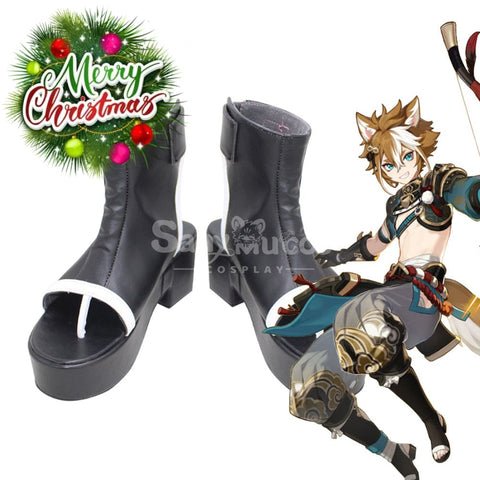 【In Stock】Game Genshin Impact Cosplay Gorou Shoes Boots