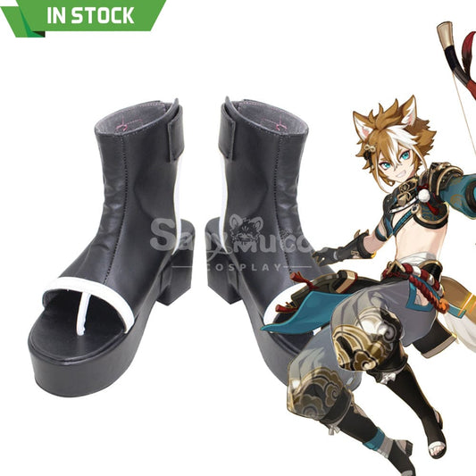 【In Stock】Game Genshin Impact Cosplay Gorou Shoes Boots 1000