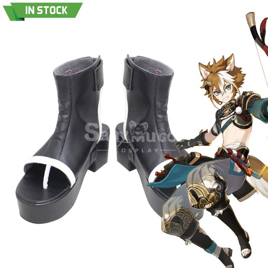 【In Stock】Game Genshin Impact Cosplay Gorou Shoes Boots 1000