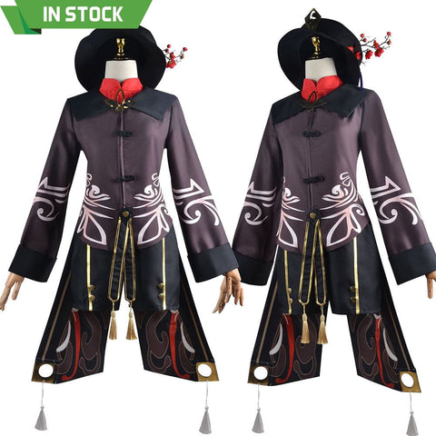 【In Stock】Game Genshin Impact Cosplay Hutao Costume Plus Size Costumes