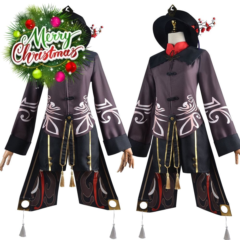 【In Stock】Game Genshin Impact Cosplay Hutao Costume Plus Size Costumes