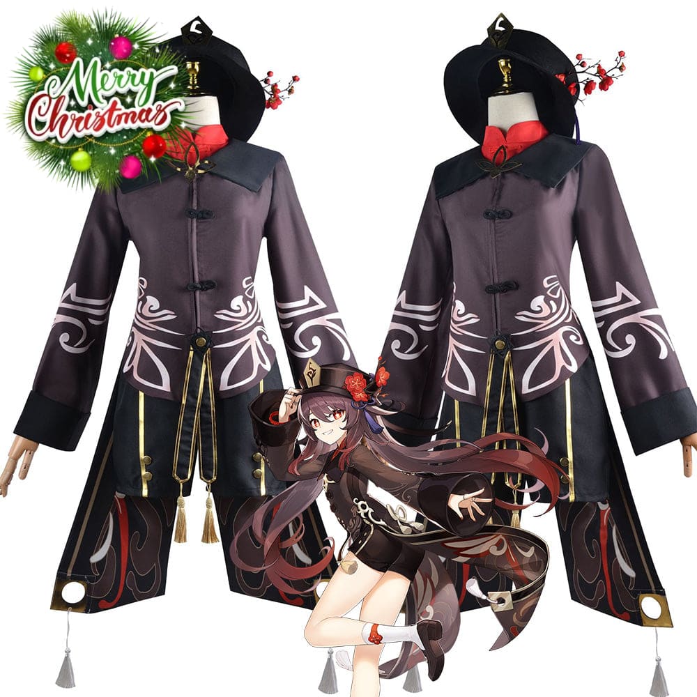 【In Stock】Game Genshin Impact Cosplay Hutao Costume Plus Size Costumes