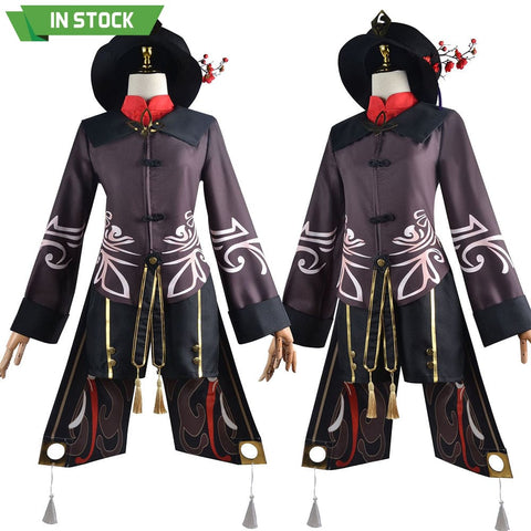 【In Stock】Game Genshin Impact Cosplay Hutao Costume Plus Size Costumes