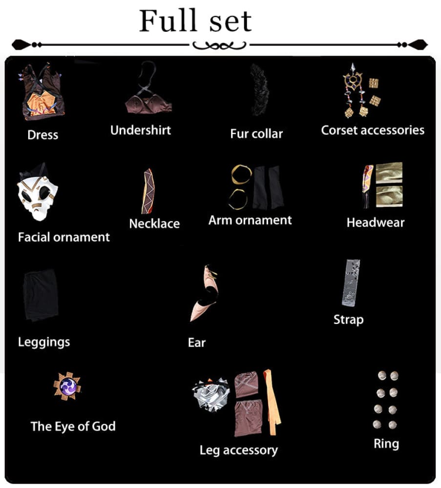 【In Stock】Game Genshin Impact Cosplay Iansan Cosplay Costume Plus Size Cosplay Costumes