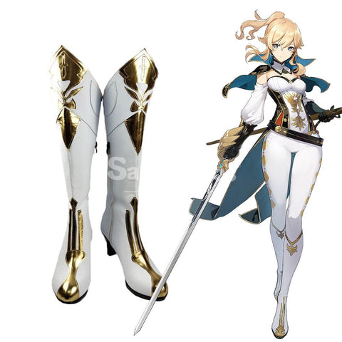 【In Stock】Game Genshin Impact Cosplay Jean Shoes Boots