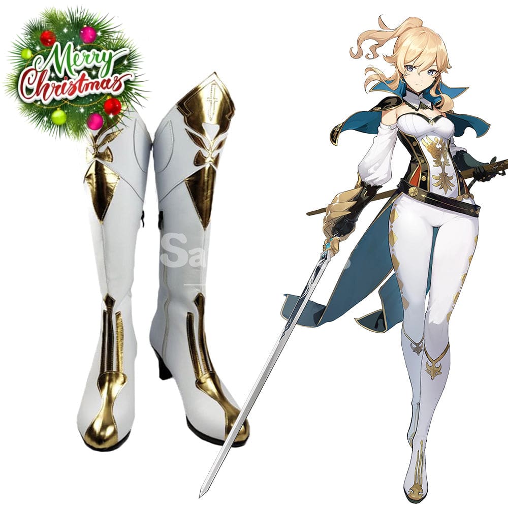 【In Stock】Game Genshin Impact Cosplay Jean Shoes Boots