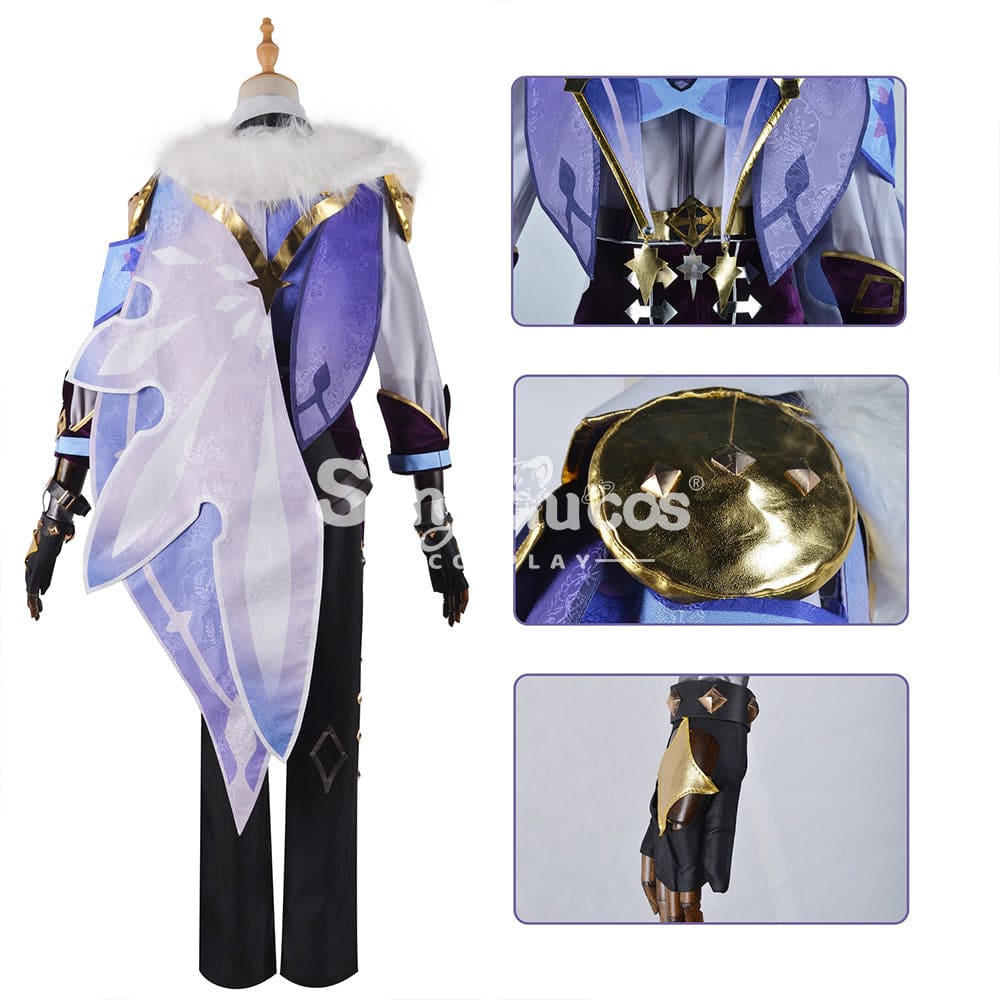 【In Stock】Game Genshin Impact Cosplay Kaeya Alberich Costume Plus Size Costumes