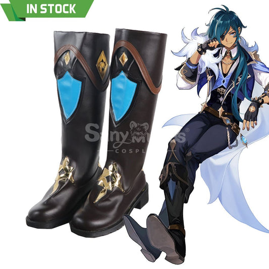 【In Stock】Game Genshin Impact Cosplay Kaeya Alberich Shoes Boots 1000