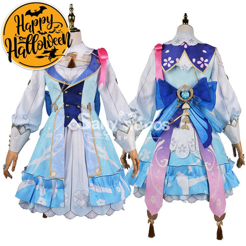 【In Stock】Game Genshin Impact Cosplay Kamisato Ayaka Costume Plus Size Costumes