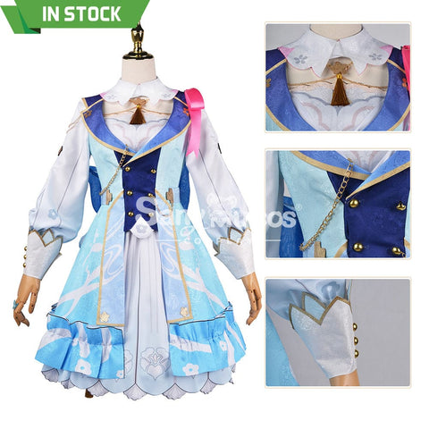 【In Stock】Game Genshin Impact Cosplay Kamisato Ayaka Costume Plus Size Costumes