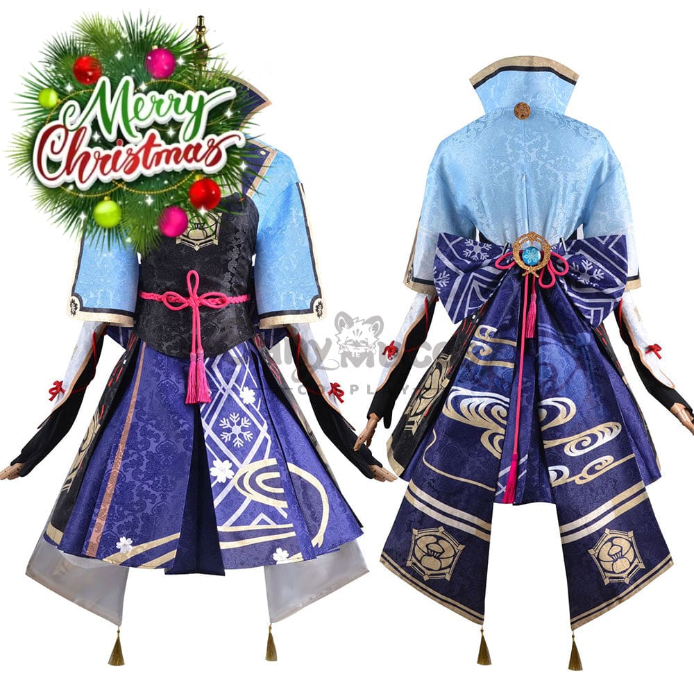 【In Stock】Game Genshin Impact Cosplay Kamisato Ayaka Costume Plus Size Costumes