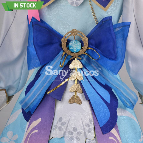 【In Stock】Game Genshin Impact Cosplay Kamisato Ayaka Costume Plus Size Costumes