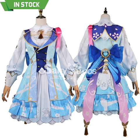 【In Stock】Game Genshin Impact Cosplay Kamisato Ayaka Costume Plus Size Costumes