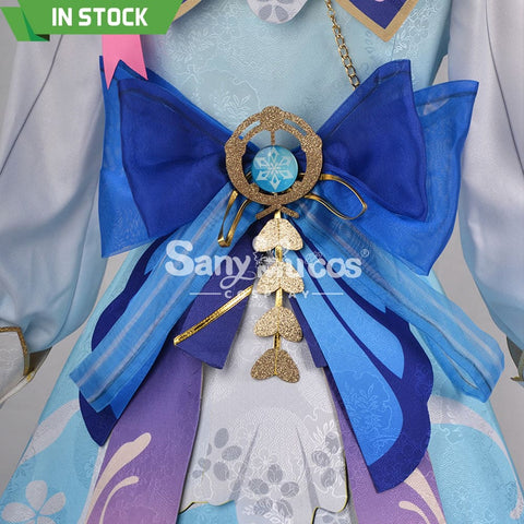 【In Stock】Game Genshin Impact Cosplay Kamisato Ayaka Costume Plus Size Costumes