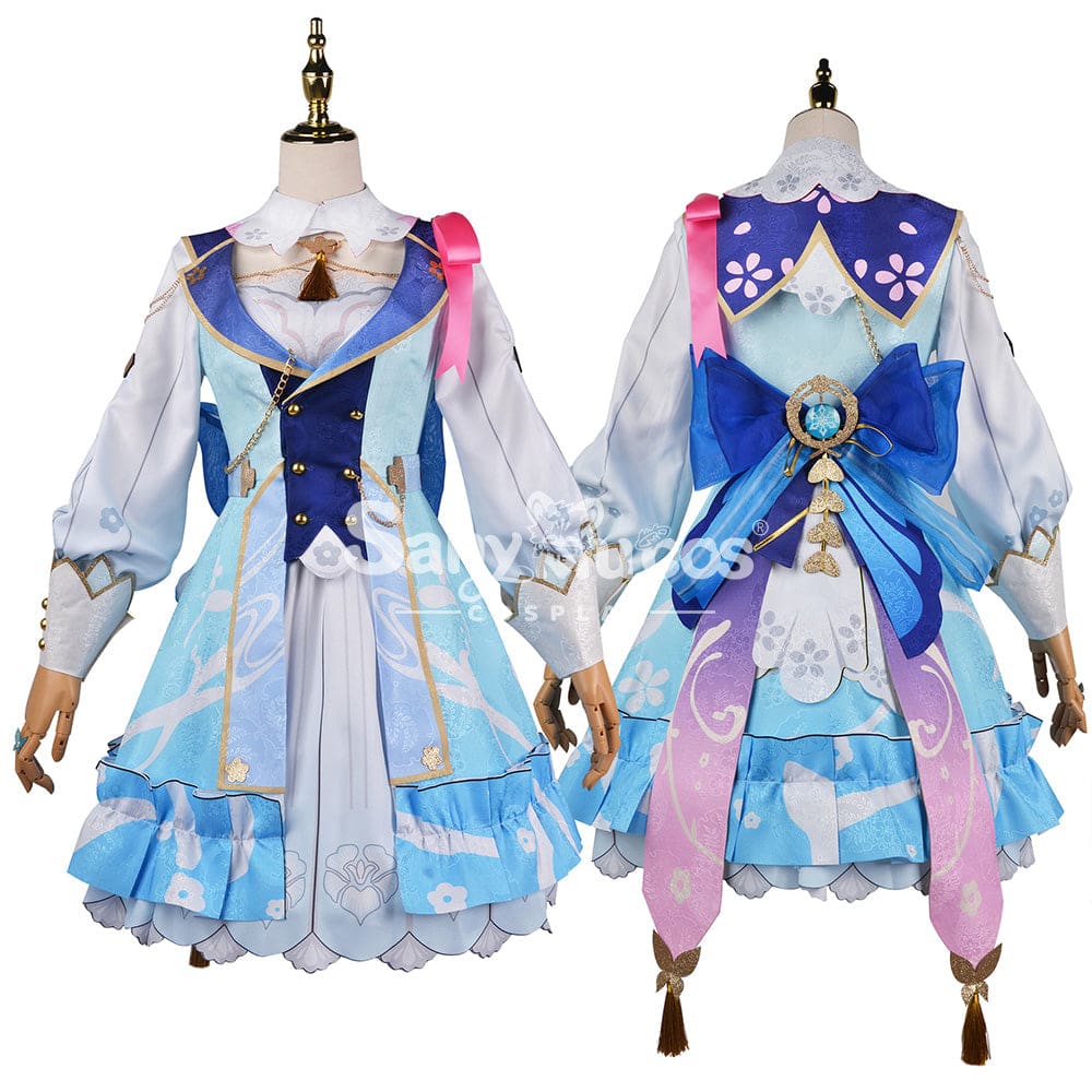 【In Stock】Game Genshin Impact Cosplay Kamisato Ayaka Costume Plus Size Costumes